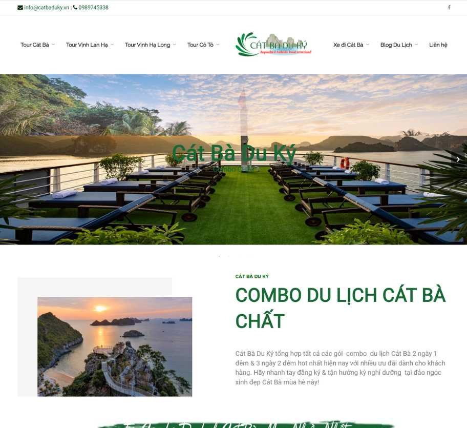 Mẫu website du lịch DL004