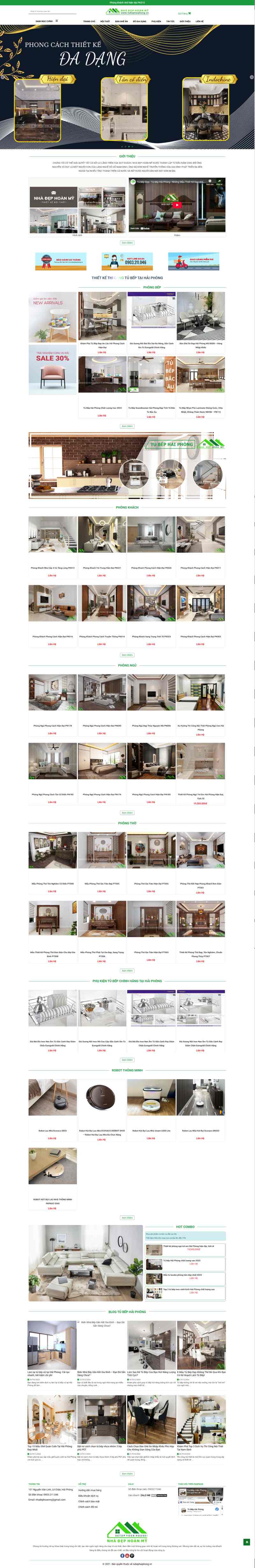 Mẫu web bán hàng nội thất ntgd001