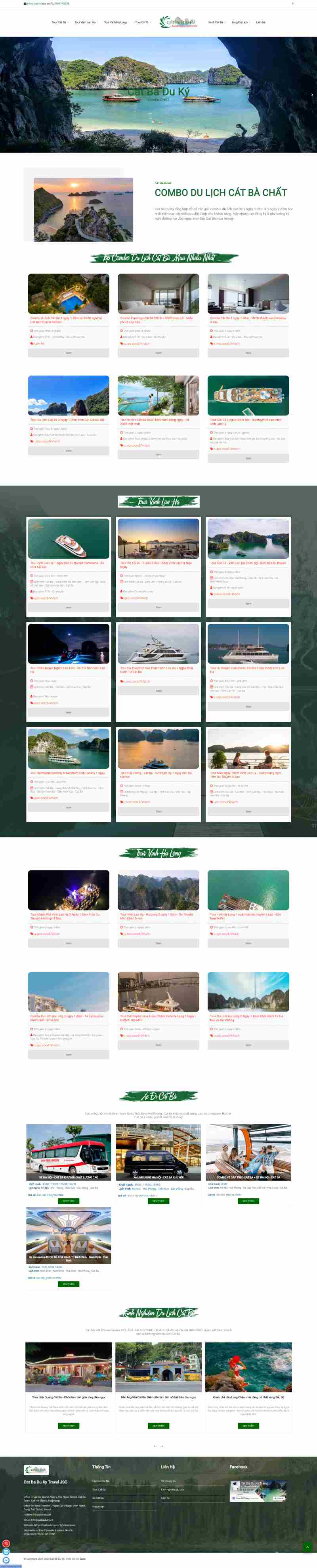 mẫu web du lịch dl002