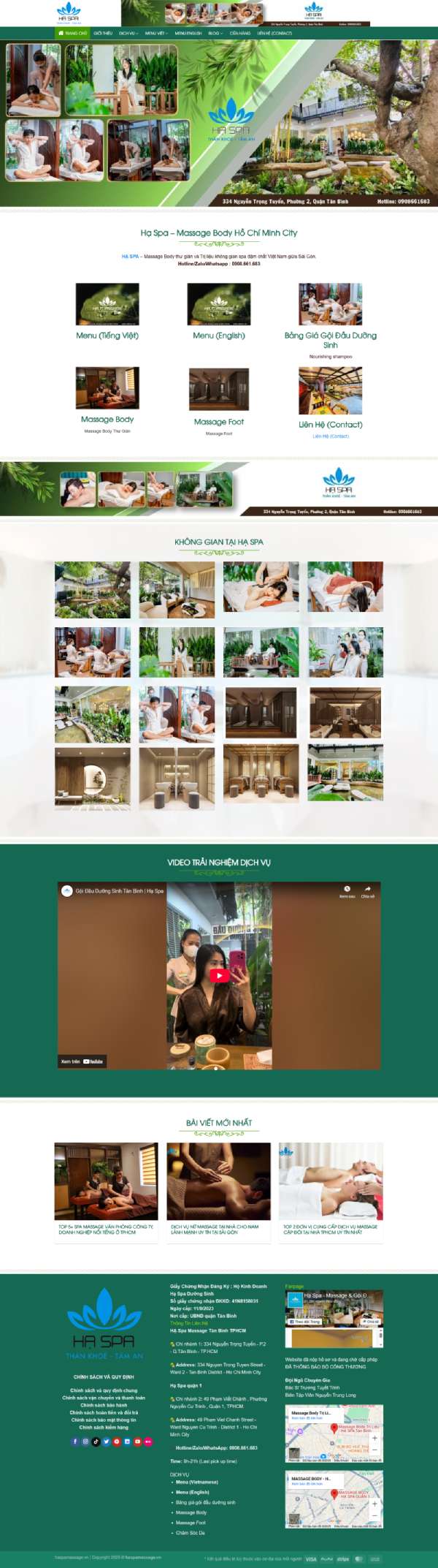 mẫu web spa002