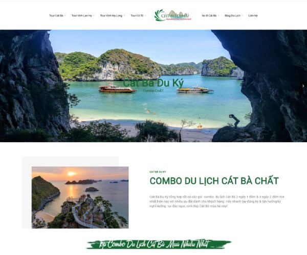 Mẫu web du lịch dl002